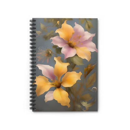 Dazzle Your Notes With Floral Ruled Line Notebook - Paper Products