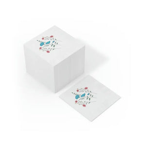 White Coined Napkins - Elegant Party Essential - Dipaliz - Paper
