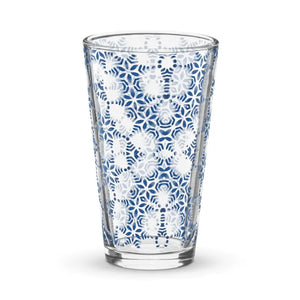 Shaker Pint Glass - Dazzling Blue 16oz - Dipaliz - Beer Glasses