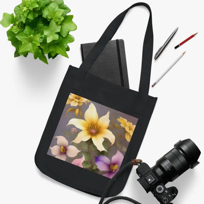 Dazzling Canvas Tote Bag Make a Statement with Dipaliz - one Size / Black Bags