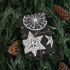 Gift Wrap Papers Christmas Stars Vibrant Holiday Style - Dipaliz - Wrapping Paper