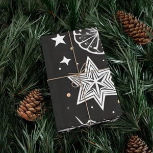 Gift Wrap Papers Christmas Stars Vibrant Holiday Style - Dipaliz - Wrapping Paper