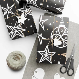 Gift Wrap Papers Christmas Stars Vibrant Holiday Style - Dipaliz - Wrapping Paper