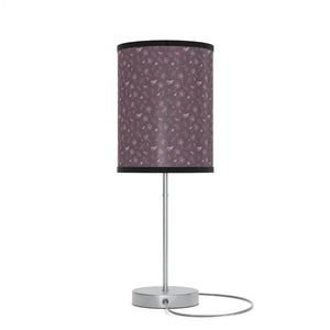 Mauve Lamp Dandelions Pattern Home Decor Stand Light - Dipaliz - Black / Silver / one Size - Lamps