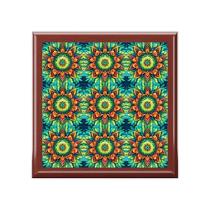 Jewelry Box - Geometric Box - Colorful Valuables Safe Design - Dipaliz