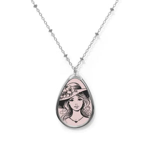 Dazzling Oval Necklace - Unmatched Durability Elegance - Dipaliz - one Size / Silver - Necklaces