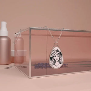 Dazzling Oval Necklace - Unmatched Durability Elegance - Dipaliz - one Size / Silver - Necklaces