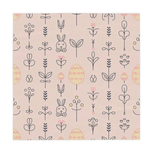 Flora Tablecloth Pink Easter Egg Home Decor Spring Elegant Dipaliz - one Size / White - Tablecloths