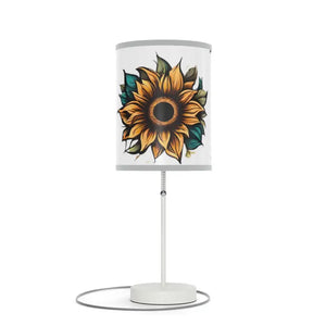 Sunflower Floral Lamp - Radiant Elegant Home Decor - Dipaliz - Light Grey / White / one Size