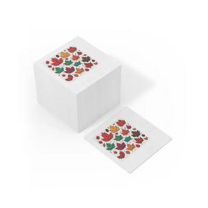 White Coined Napkins - Elegant Party Essential - Dipaliz - 6.5’’ x / 100 Pcs - Paper