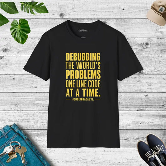 Stylish Debugging Tee: Comfort for Long Coding Sessions - Black / s T-shirt