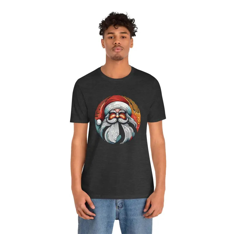 Cozy Santa Unisex Jersey: Festive Comfort for All - T-shirt