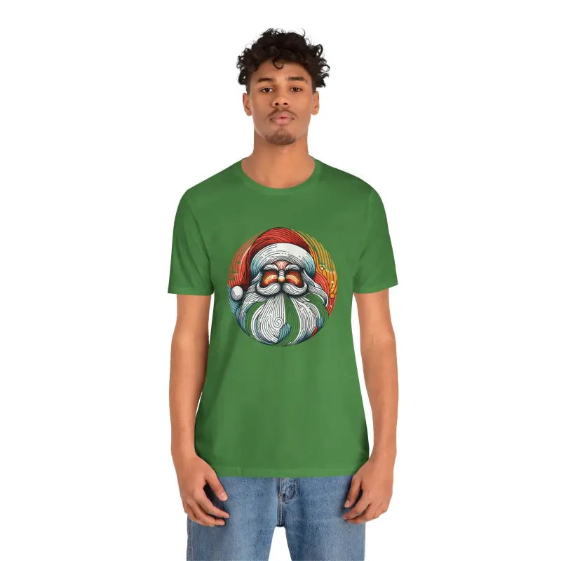 Cozy Santa Unisex Jersey: Festive Comfort for All - T-shirt