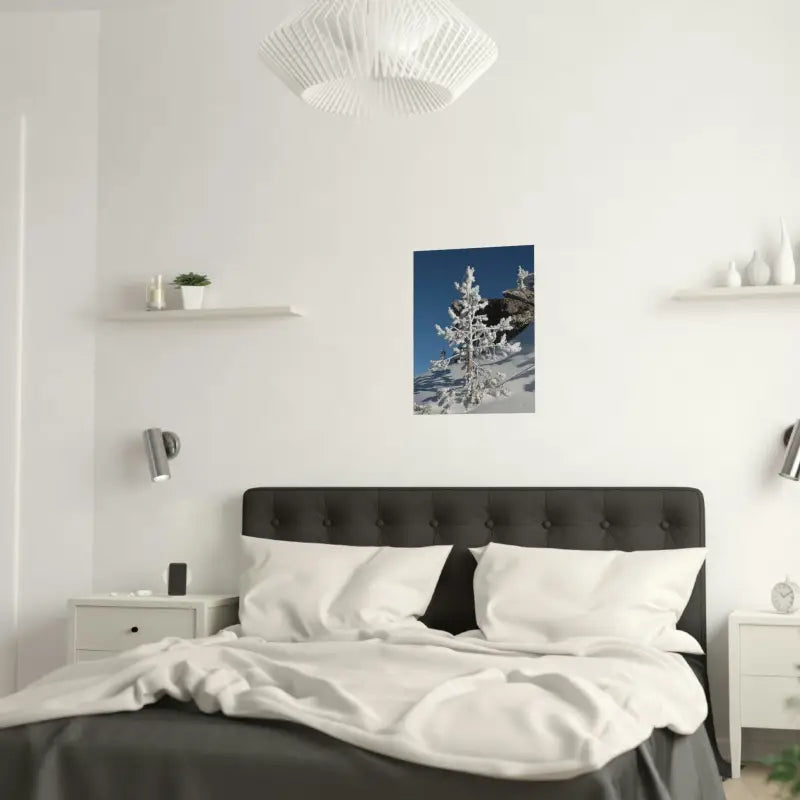 Elevate your Home with Dipaliz’s Snow Covered Tree Poster