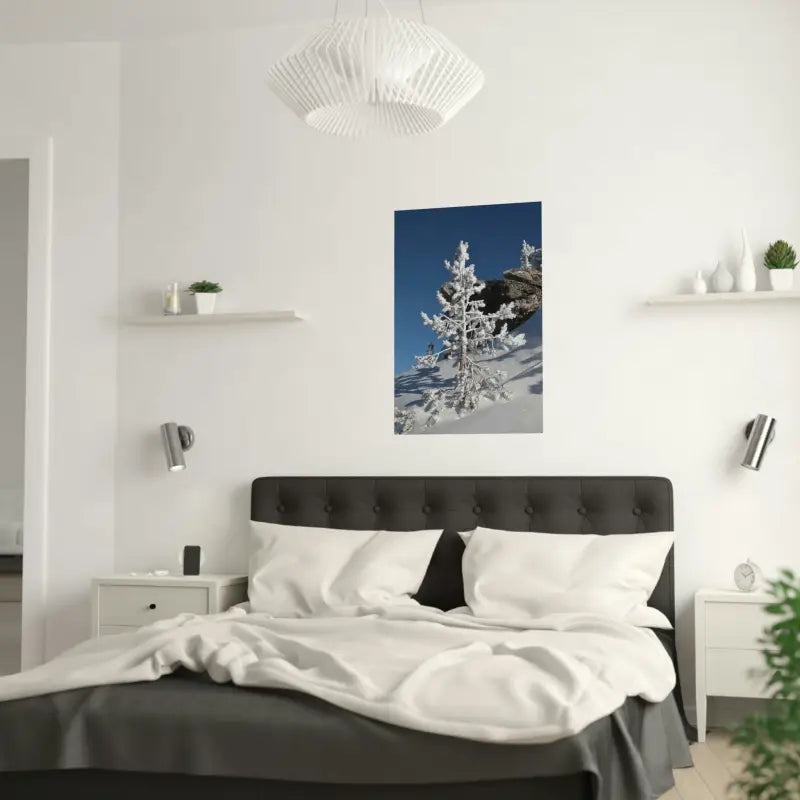 Elevate your Home with Dipaliz’s Snow Covered Tree Poster