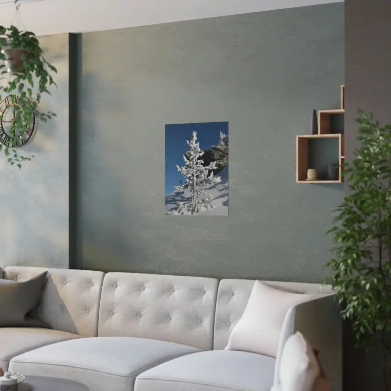 Elevate your Home with Dipaliz’s Snow Covered Tree Poster