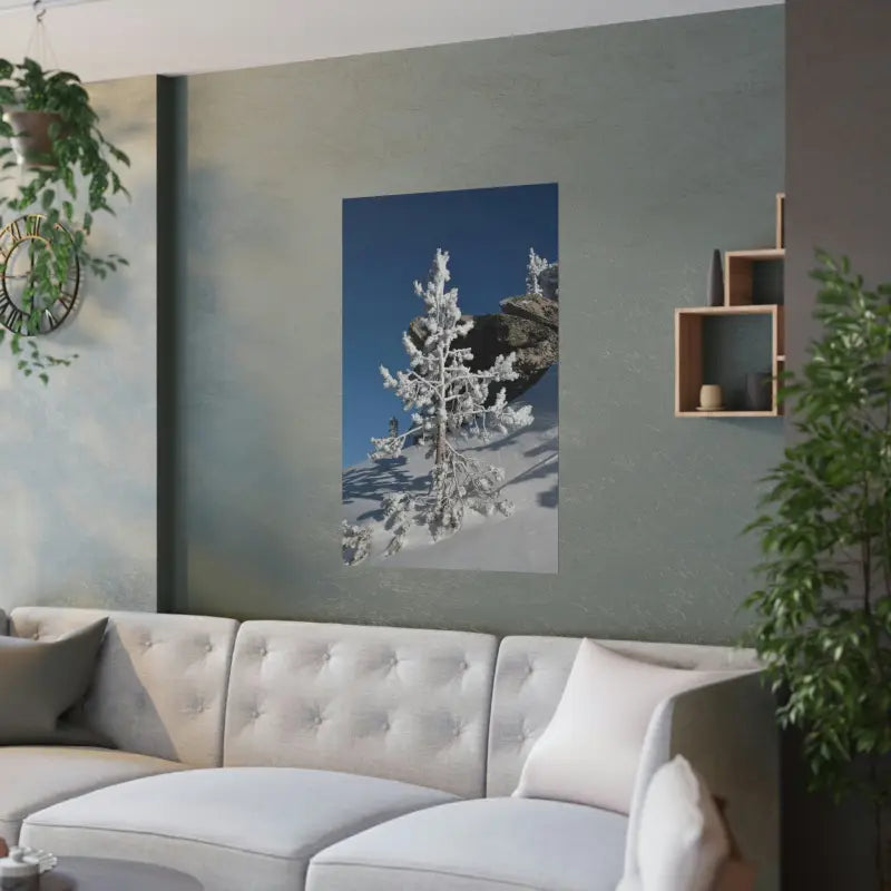 Elevate your Home with Dipaliz’s Snow Covered Tree Poster