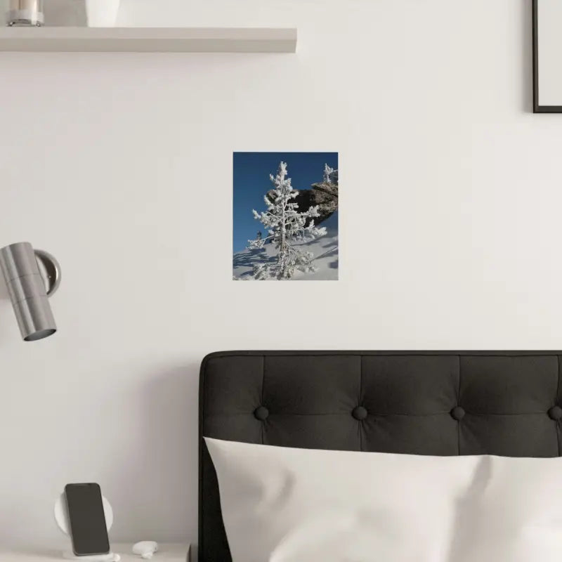 Elevate your Home with Dipaliz’s Snow Covered Tree Poster