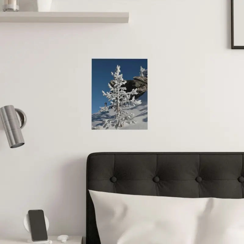 Elevate your Home with Dipaliz’s Snow Covered Tree Poster