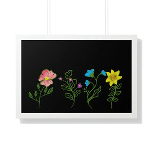 Framed Horizontal Poster - Modern Wall Art Elegance - Dipaliz - 30’’ x 20’’ / White - Posters Prints & Visual Artwork