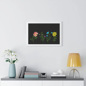 Framed Horizontal Poster - Modern Wall Art Elegance - Dipaliz - Posters Prints & Visual Artwork