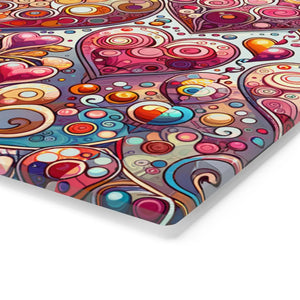 Hearts Cutting Board – Tempered Glass - Dipaliz - Boards