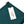 Sleek Crossbody Bag - Dark Teal Decorative Pattern - Dipaliz - Cross Body Bags
