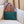Sleek Crossbody Bag - Dark Teal Decorative Pattern - Dipaliz - Cross Body Bags