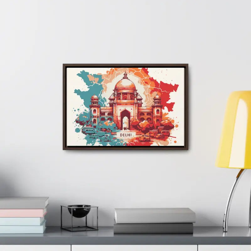 Delhi’s Vibrant Canvas Wrap - Capture the Essence of India’s Capital