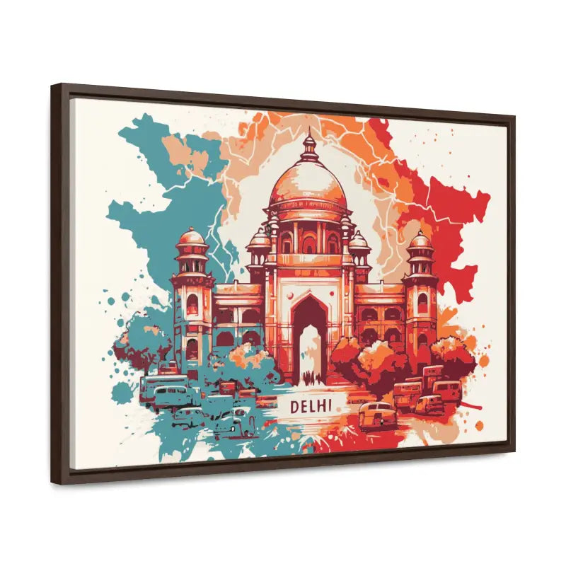 Delhi’s Vibrant Canvas Wrap - Capture the Essence of India’s Capital