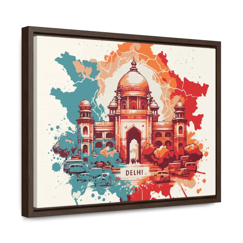 Delhi’s Vibrant Canvas Wrap - Capture the Essence of India’s Capital