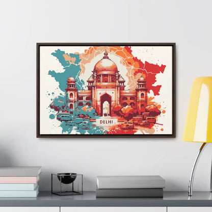 Delhi’s Vibrant Canvas Wrap - Capture the Essence of India’s Capital