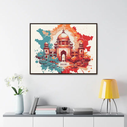 Delhi’s Vibrant Canvas Wrap - Capture the Essence of India’s Capital