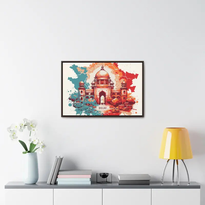 Delhi’s Vibrant Canvas Wrap - Capture the Essence of India’s Capital