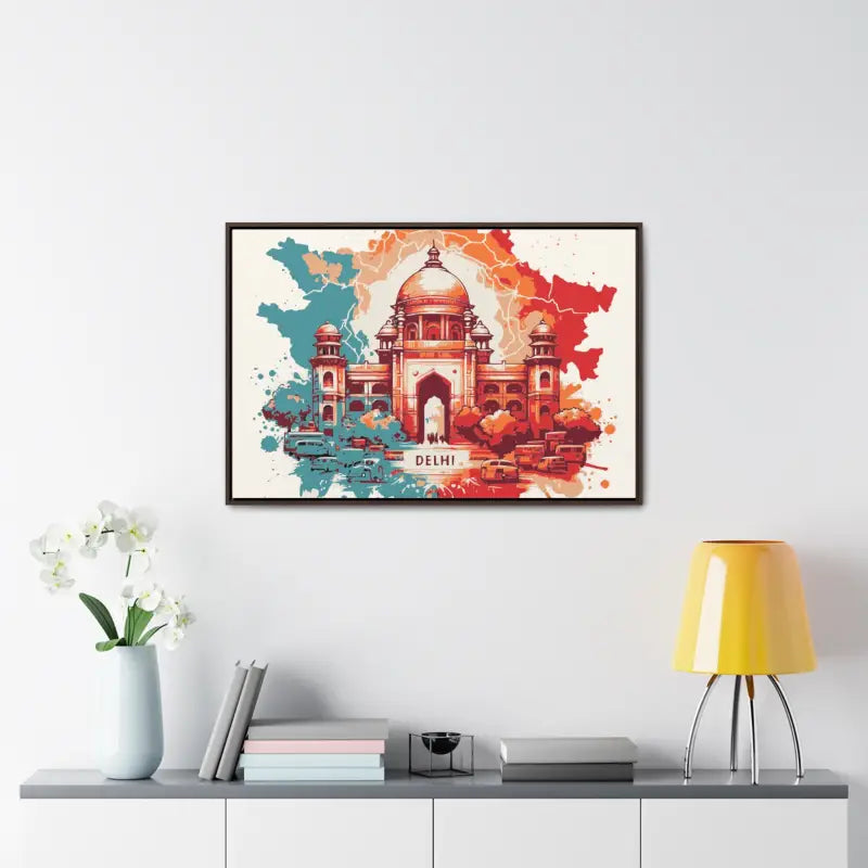 Delhi’s Vibrant Canvas Wrap - Capture the Essence of India’s Capital