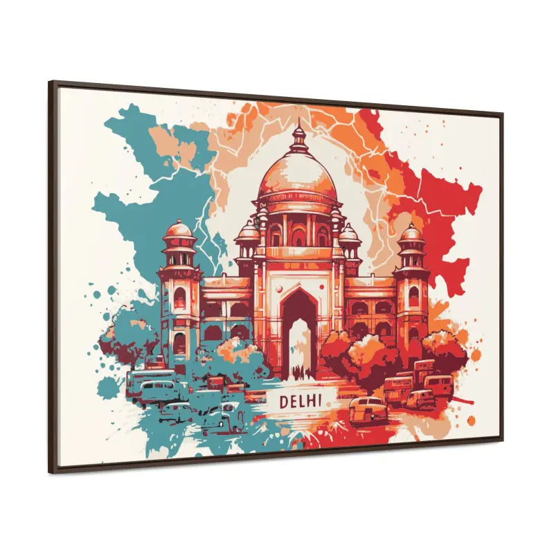 Delhi’s Vibrant Canvas Wrap - Capture the Essence of India’s Capital