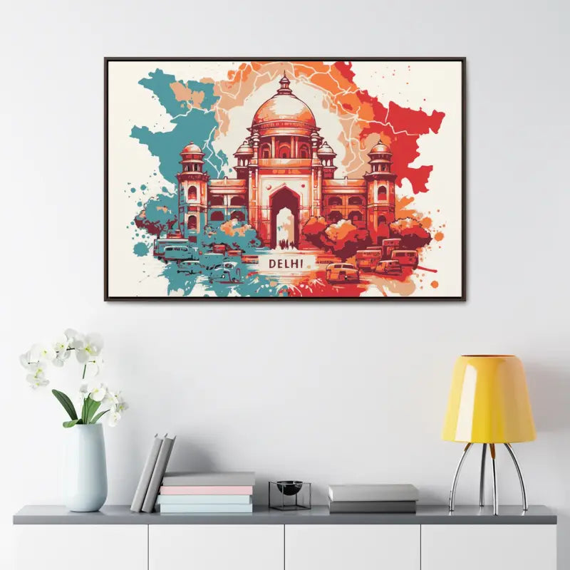 Delhi’s Vibrant Canvas Wrap - Capture the Essence of India’s Capital