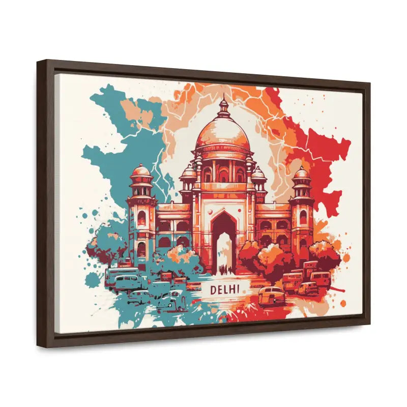 Delhi’s Vibrant Canvas Wrap - Capture the Essence of India’s Capital