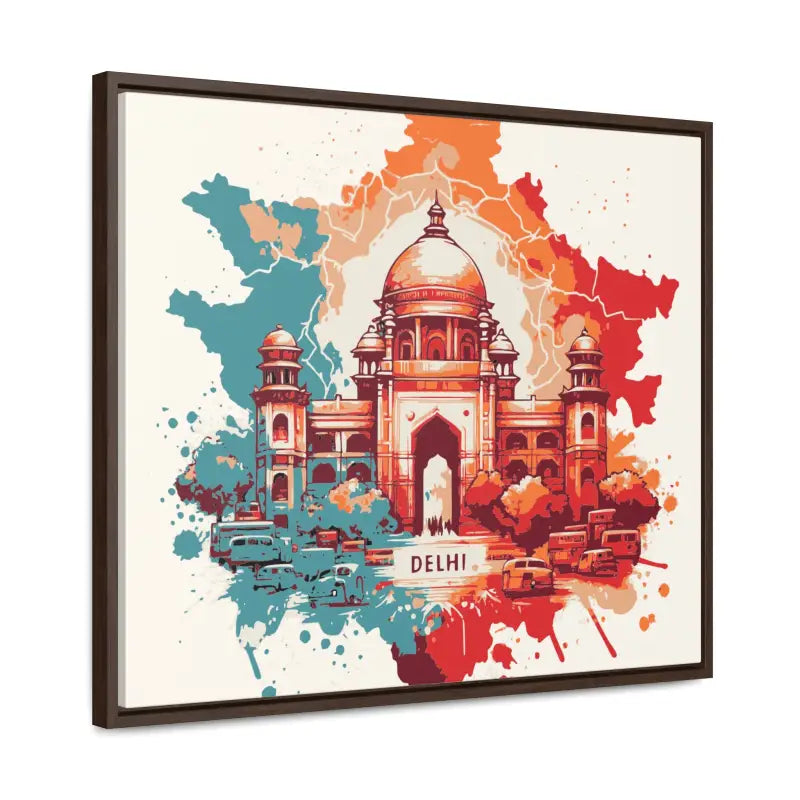 Delhi’s Vibrant Canvas Wrap - Capture the Essence of India’s Capital