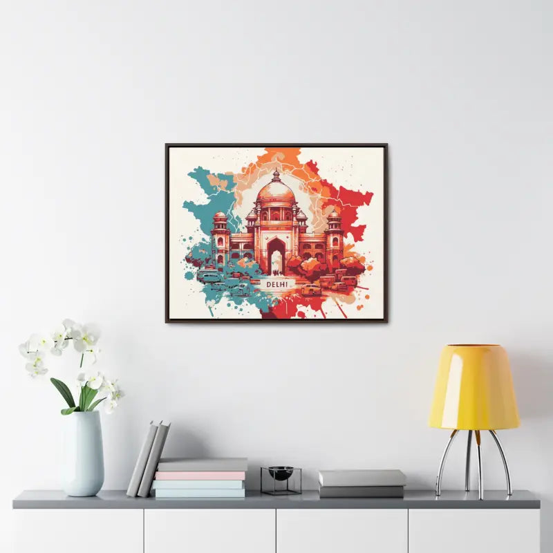 Delhi’s Vibrant Canvas Wrap - Capture the Essence of India’s Capital