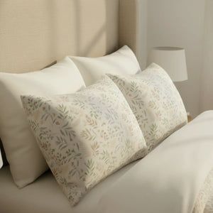 Delicate Botanical Sprigs – Cotton Bed Set - Dipaliz - Bedding Sets