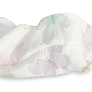 Delicate Butterfly Scrunchie - Pastel Pink Golden Wings - Dipaliz - 4’’ × - Hair Accessories
