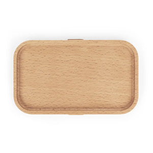 Chic Floral Bento Lunchbox - Wooden Lid Design - Dipaliz - Lunch Box Sets