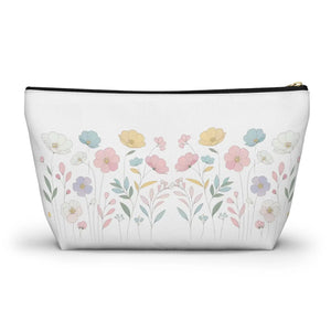 Flowers Accessory Pouch – with t Bottom - Dipaliz - Makeup Bags