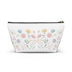 Flowers Accessory Pouch – with t Bottom - Dipaliz - Makeup Bags