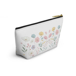 Flowers Accessory Pouch – with t Bottom - Dipaliz - Makeup Bags