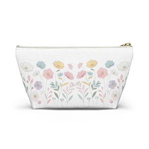 Flowers Accessory Pouch – with t Bottom - Dipaliz - Makeup Bags
