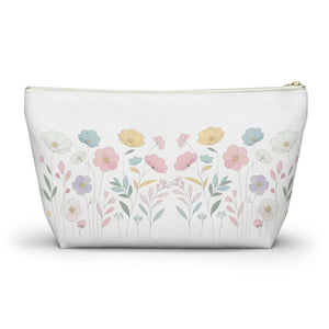 Flowers Accessory Pouch – with t Bottom - Dipaliz - Makeup Bags