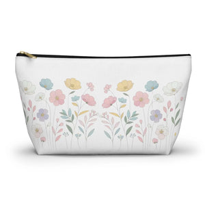 Flowers Accessory Pouch – with t Bottom - Dipaliz - Makeup Bags