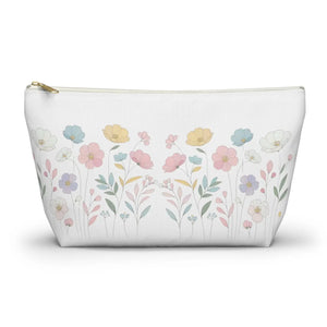 Chic Flowers Accessory Pouch - Eco-friendly Gifts - Dipaliz - Cosmetic & Toiletry Bags